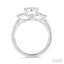 Round Shape Past Present & Future Lovebright Essential Diamond Ring