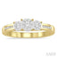Round Shape Past Present & Future Lovebright Essential Diamond Ring
