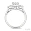Round Shape Past Present & Future Lovebright Essential Diamond Engagement Ring
