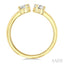 Toi Et Moi Diamond Fashion Open Ring