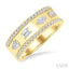 Bold Mixed Shape Diamond Fashion Band