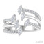 Marquise Shape Diamond Fashion Open Ring