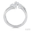 Marquise Shape Diamond Fashion Open Ring