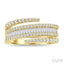 Spiral Diamond Fashion Open Band
