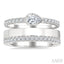 Pear Shape Bezel Diamond Fashion Open Ring
