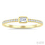 Luna Bezel Emerald Shape Diamond Fashion Ring