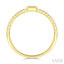 Luna Bezel Emerald Shape Diamond Fashion Ring