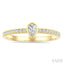 Luna Bezel Pear Shape Diamond Fashion Ring