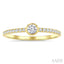 Round Shape Bezel Diamond Fashion Ring