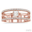 Baguette Diamond Layered Fashion Ring