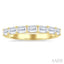 Emerald Shape East-West Diamond Fashion Band