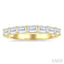 Emerald Shape East-West Diamond Fashion Band