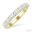 Oval Shape East-West Diamond Fashion Band