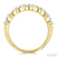 Oval Shape East-West Diamond Fashion Band