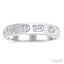 Mixed Shape Bezel Set Diamond Fashion Band