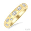 Mixed Shape Bezel Set Diamond Fashion Band