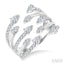 Diamond Fashion Open Ring