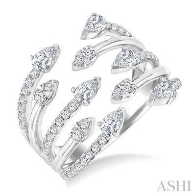 Diamond Fashion Open Ring