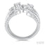 Diamond Fashion Open Ring