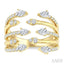 Diamond Fashion Open Ring