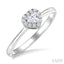 Heart Shape Halo Diamond Fashion Ring