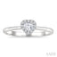 Heart Shape Halo Diamond Fashion Ring