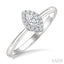 Marquise Shape Halo Diamond Fashion Ring