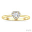 Heart Shape Halo Diamond Fashion Ring
