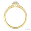 Heart Shape Halo Diamond Fashion Ring