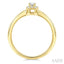 Emerald Shape Halo Diamond Fashion Ring