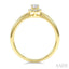 Oval Shape Halo Diamond Fashion Ring