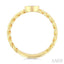 Oval Shape Bezel Curb Diamond Fashion Ring