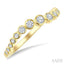 Wave Bezel Diamond Fashion Ring