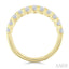 Two Row Diamond Wedding Band