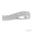 Three Row Wave Diamond Fashion Band