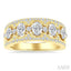 Oval Shape 5 Stone Diamond Fashion Band