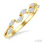 Marquise Shape Scatter Diamond Fashion Band