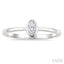 Marquise Shape Bezel Set Diamond Fashion Ring