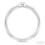 Oval Shape Bezel Set Diamond Fashion Ring