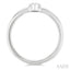 Pear Shape Bezel Set Diamond Fashion Ring