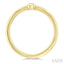Emerald Shape Bezel Set Diamond Fashion Ring