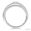 Criss Cross Baguette Diamond Fashion Ring
