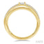 Criss Cross Baguette Diamond Fashion Ring