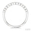 Oval Shape East-West Bezel Set Diamond Fashion Band