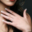 Pear Shape East-West Bezel Set Diamond Fashion Band