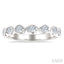 Pear Shape East-West Bezel Set Diamond Fashion Band