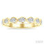 Pear Shape East-West Bezel Set Diamond Fashion Band