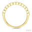 Pear Shape East-West Bezel Set Diamond Fashion Band