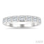 Princess Shape Bezel Set Diamond Fashion Band