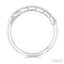 Princess Shape Bezel Set Diamond Fashion Band